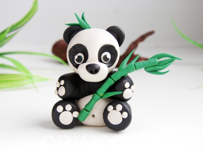 Фото 5. Пластилиновая панда - 