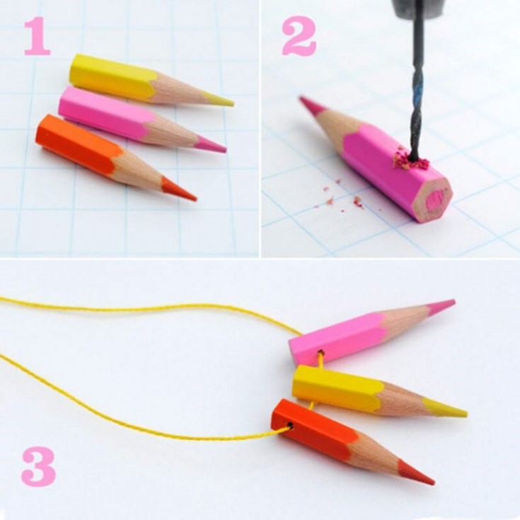 как сделать поделку карандаш