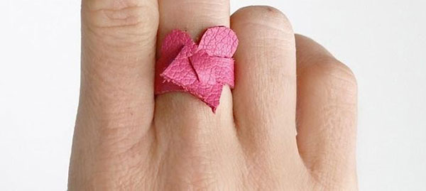 как сделать кольцо с сердечком