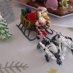 Дед мороз с санями поделка