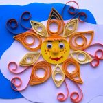 Солнце из бумаги поделка