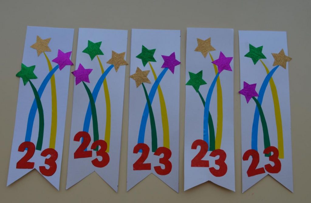 Салют поделка на 23 февраля