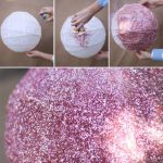 Большой елочный шар с блестками