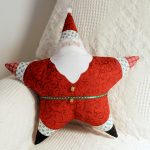 Подушка Санта звездочкой