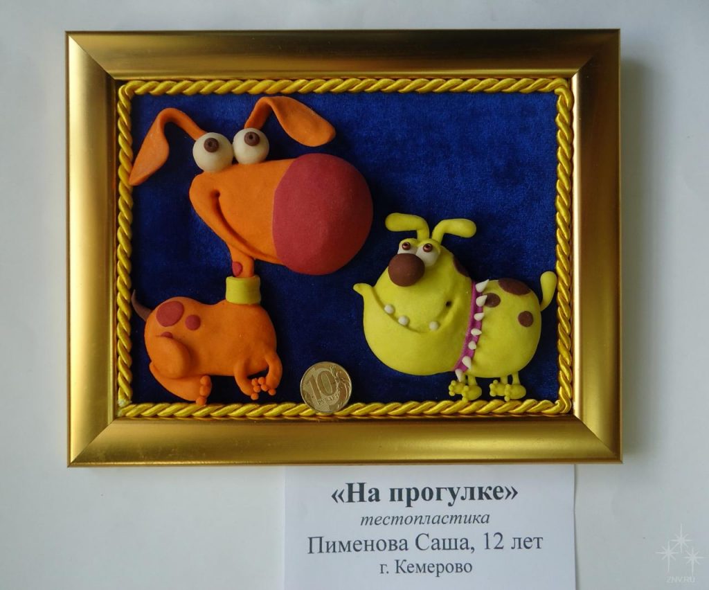 Объемная картина из соленого теста
