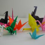 Драконы оригами стиля