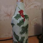Декупаж бутылки