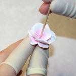 Собираем изделие, начиная с середины.