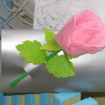 Роза из фетра