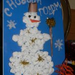 Зимняя аппликация