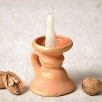 Подсвечник из глины