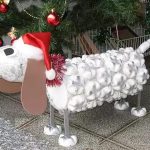 Новогодняя собака