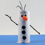 Снеговик из втулки