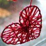 Сердечко из ниток своими руками