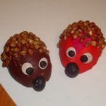 Ёжики- детская поделка своими руками