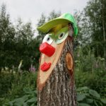 Пенёк для дачи