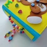 Книжка из фетра с мишкой