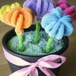 Букет из синельной проволоки