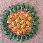 Детская поделка из семян