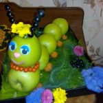 Детская поделка - яблоки