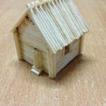 Домик из спичек без клея