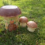 Грибы из гипса