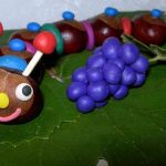 Гусеница из спичек