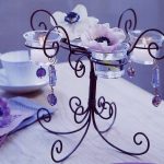 Идея подсвечника из проволоки