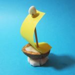 Кораблик из скорлупы