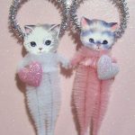 Котики из пушистой проволоки