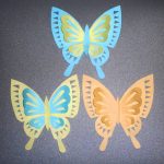 Объёмные бабочки из бумаги