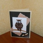 Открытка на картоне