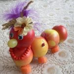 Поделка из яблок
