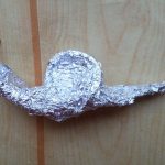 Поделки из фольги - улитка своими руками