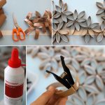 Как сделать цветы из втулки бумаги