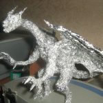 Дракон своими руками из фольги