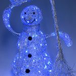 Снеговик - ночник из проволоки