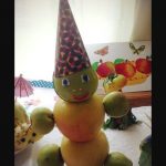 Снеговик яз яблок своими руками