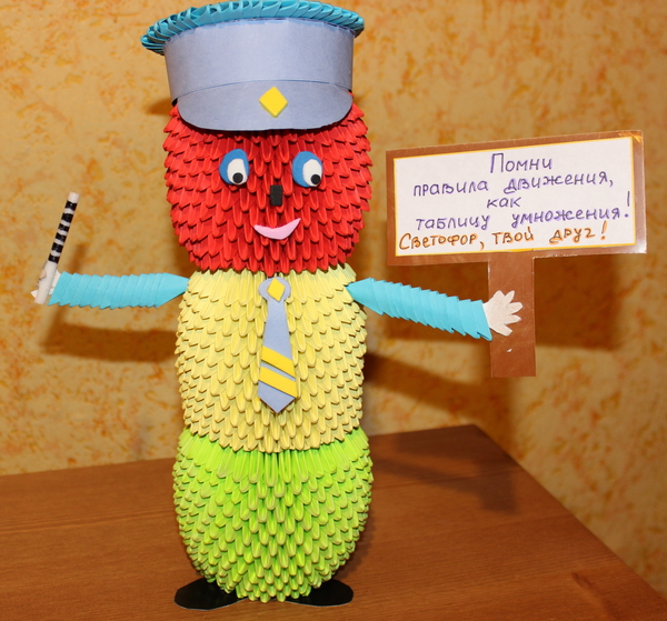Светофор своими руками из бумаги и картона пошагово с фото Игрушечный светофор для ребёнка своими руками