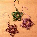 Ёлочная игрушка из проволоки