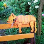 Кот своими руками на забор