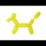 Собачка из жёлтого шарика