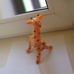 Жираф из моркови своими руками