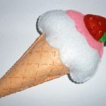 Мороженое из фетра - идея