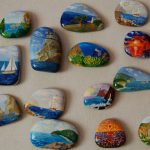 Морские камни с рисунками