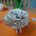 Овечка из ватных палочек своими руками