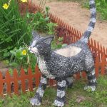 Садовая фигура кота