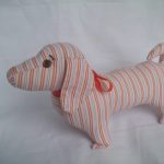 Собака из ткани