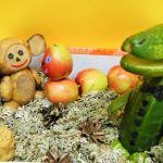 Чебурашка из овощей