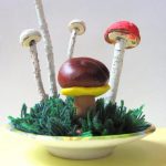 Грибная полянка своими руками
